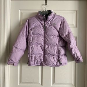 The North Face girls down puffer jacket.